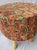 Vintage Kilim Wooden Leg Ottoman, 1990s For Sale - Image 4 of 5