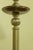 1990s Frederick Cooper Tall Brass Table Lamp W. Shade For Sale - Image 5 of 8