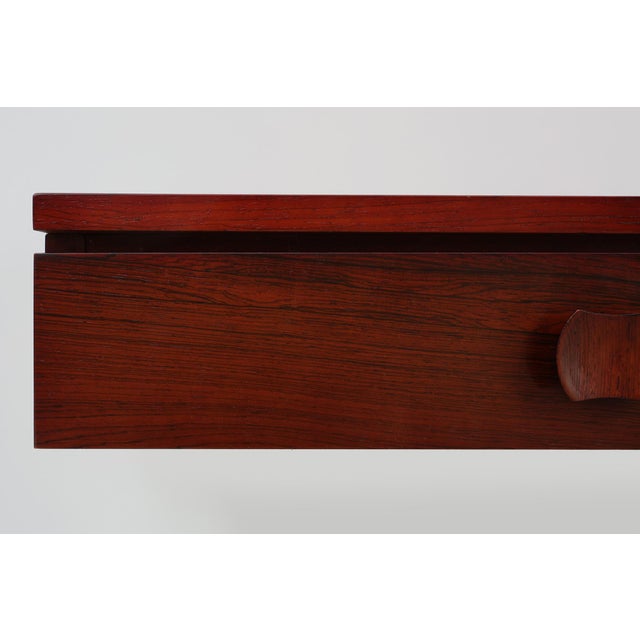 Mid-Century Modern Danish Wall-Mounted Nightstands in Walnut, 1960s, Set of 2 For Sale - Image 14 of 15