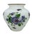 Vintage Consolidated Phoenix Glass Handpainted Regent Violets Art Glass Vase For Sale - Image 12 of 12