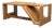 Coffee Table in Elm from Maison Regain, 1980s For Sale