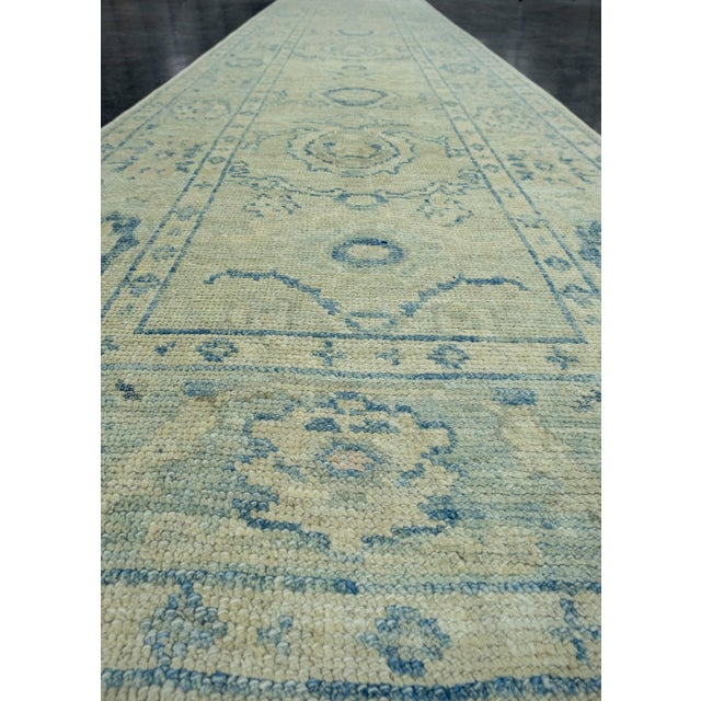 Early 21st Century Turkish Oushak Runner Rug 2'10" x 16'6" #17908 For Sale - Image 5 of 8