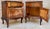 French Louis XV Style Walnut & Marquetry Bedside Tables, Set of 2 For Sale - Image 10 of 12