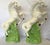 Figurative Mid Century Vintage Cast Ceramic Rearing White Mustangs With Glass Eyes- A Pair For Sale - Image 3 of 18