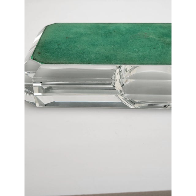 1970s Thompson Clear/Mirrored Cigar Ashtray For Sale - Image 9 of 11