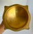 Antique Art Nouveau Gilt Metal Trumpet Altar Vase With Floral Relief For Sale - Image 14 of 14