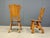 Rustic Dutch Oak Dining Chairs, 1960s, Set of 6 For Sale - Image 4 of 5