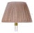 Fermoie 24" Gathered Berwyn Lampshade in Light Pink ( Peach) Rabanna For Sale