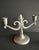 Vintage 1930s Pewter Scandinavian Grace Style Art Deco Candelabra Pair of 2 For Sale - Image 11 of 12