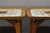 Vintage Mid Century Danish Modern Walnut Tile Top Sculptural End Tables - a Pair For Sale In Philadelphia - Image 6 of 12