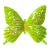 Vintage Ceramic Green Butterfly Trinket Holder Dish For Sale