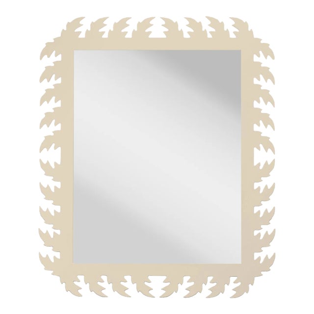 Fleur Home Audubon Rectangle Mirror in Delaware Putty, 33x43 For Sale