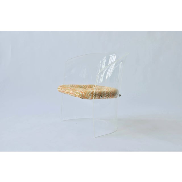 Mid-Century Modern 1960s Lucite Chair For Sale - Image 3 of 8