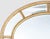 Late 20th Century Authentic Friedman Brothers Adams Style Segmented Oval Gilt Mirror For Sale - Image 5 of 13