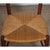 French Straw-Seated Wooden Chairs, 1950s, Set of 4 For Sale - Image 4 of 9