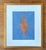 Iconic Schuler ballet dancer in copper foil on handmade painted cotton paper, signed on recto, newly-matted and framed...