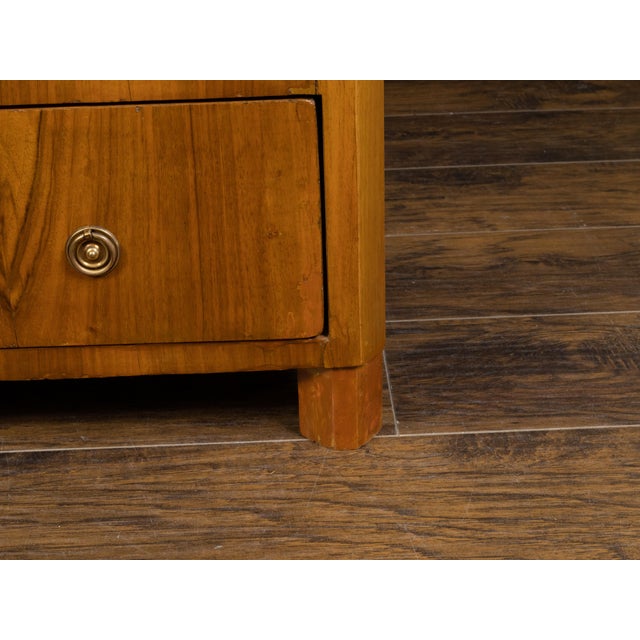 Austrian 19th Century Biedermeier Commode with Three Butterfly Veneered Drawers For Sale - Image 9 of 12