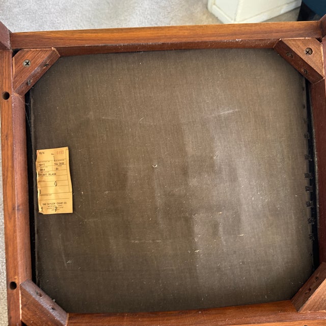 1940s Taylor Chair Co. Mid-Century Modern Walnut Desk Chair. For Sale - Image 9 of 10