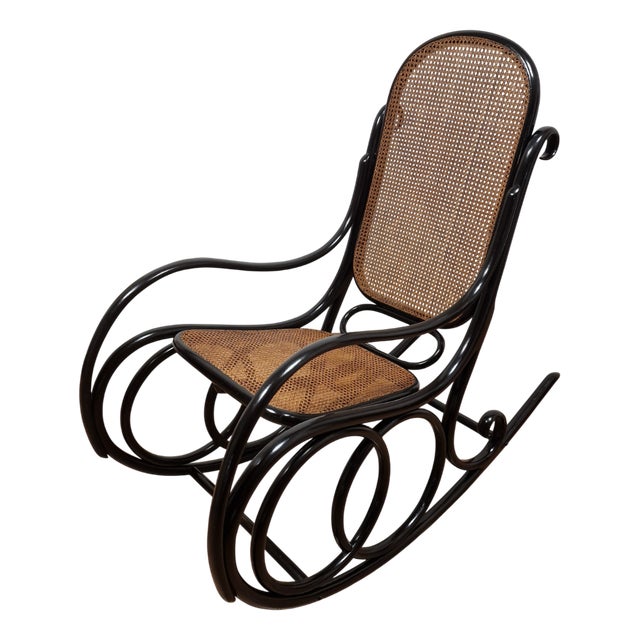 Antique Bentwood Rocking Chair from Thonet, 1890s For Sale