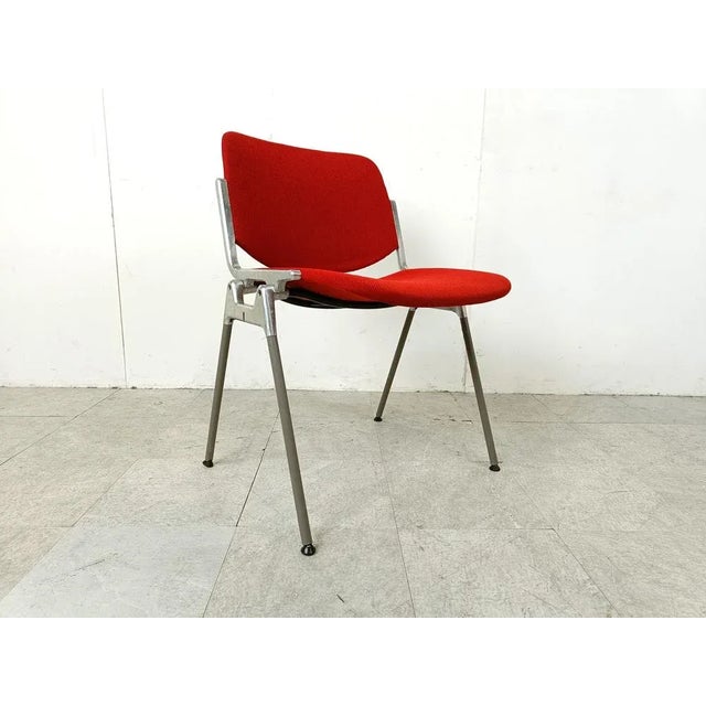 Metal Vintage DSC 106 Side Chair by Giancarlo Piretti for Castelli, 1970s For Sale - Image 7 of 11