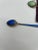 Metal Set of 12, Thomae Company Heavily Enameled Sterling Silver Demitasse Spoons For Sale - Image 7 of 9