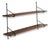 Mid-Century Modern Wall Shelf in Wood For Sale - Image 4 of 6