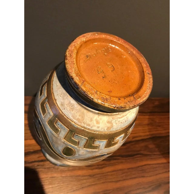 Belgian Stoneware Vase by Antoine Dubois, 1950s For Sale - Image 3 of 7