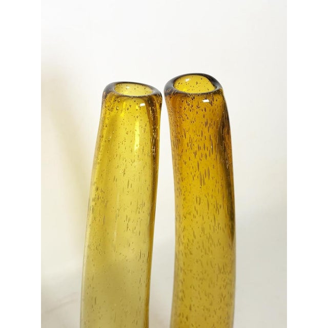 Vases in Art Glass from the Biot Factory, France, 1980s, Set of 2 For Sale - Image 9 of 10