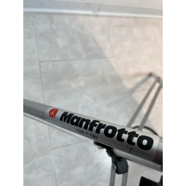 Vintage Italian Lamp in Glossy Aluminum, 1980s For Sale - Image 9 of 15