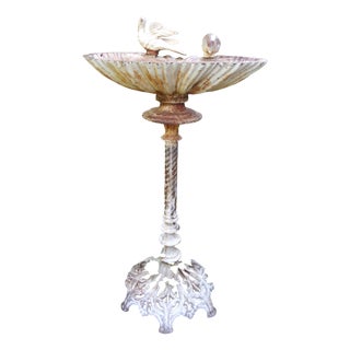 Cast Iron Birdbath, 1990s For Sale