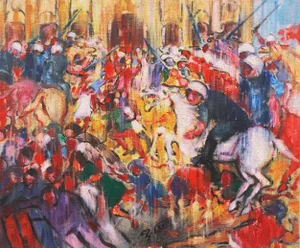 'Massacre of Tlatelolco' by Benjamin Silva, 1968, Plaza De Las Tres Culturas, Mexican Olympics, Rio Mam