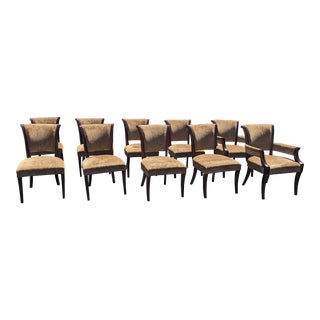 Barbara Barry for Baker Furniture Dining Chairs- Set of 10 For Sale