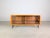 Beautiful teak sideboard with glass doors by c. F. Christensen silkeborg from the 1960s for sale. The piece features two...