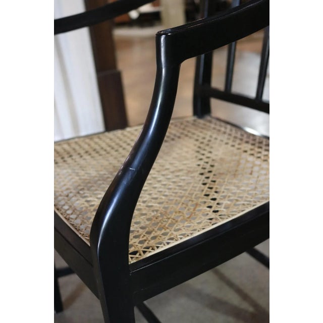 1920s Ebony Armchair For Sale - Image 5 of 7