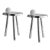 Metal Small Alby Polished White Nickel Tables with Lamps by Mason Editions, Set of 2 For Sale - Image 7 of 7