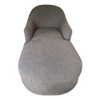 Four Hands Knoll Mink Boucle Chaise For Sale