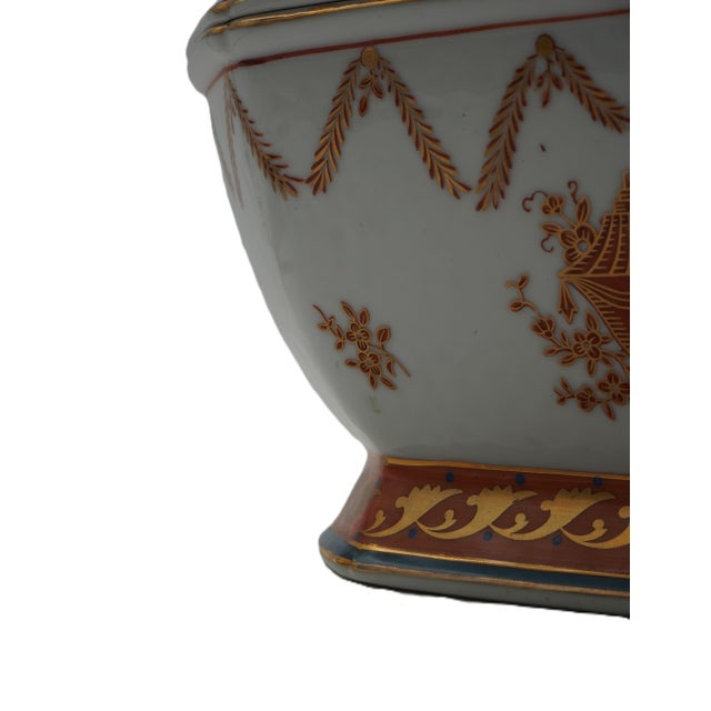 1980s Andrea by Sadek Porcelain Soup Tureen & Plate For Sale In Philadelphia - Image 6 of 15