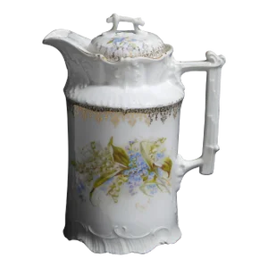 Antique Carl Tielsch Germany Porcelain Pitcher 1875-1935 Era