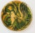 Metal Mid Century Monstera Palm Fern Plant Enameled Plate For Sale - Image 7 of 7