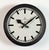 Metal Black Industrial Factory Wall Clock from Siemens, 1950s For Sale - Image 7 of 17