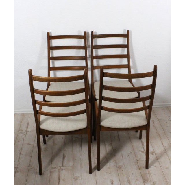 Mid-Century Modern Teak Dining Chairs from KS Møbler, 1960s, Set of 4 For Sale - Image 3 of 13