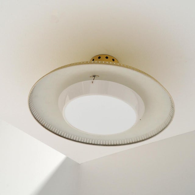NB-93 Flush Mount by Louis Kalff for Philips, 1950s For Sale - Image 10 of 11