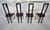 Mid 20th Century Mid 20th Century Set of Skinny Back Postmodern Dining Chairs in the Style of Maurizio Cattelan For Sale - Image 5 of 18