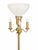Late 20th Century Late 20th Century Classic Sunlit Brass Torchiere Floor Lamp With Integrated 3-Light Candelabra — 59” H For Sale - Image 5 of 9