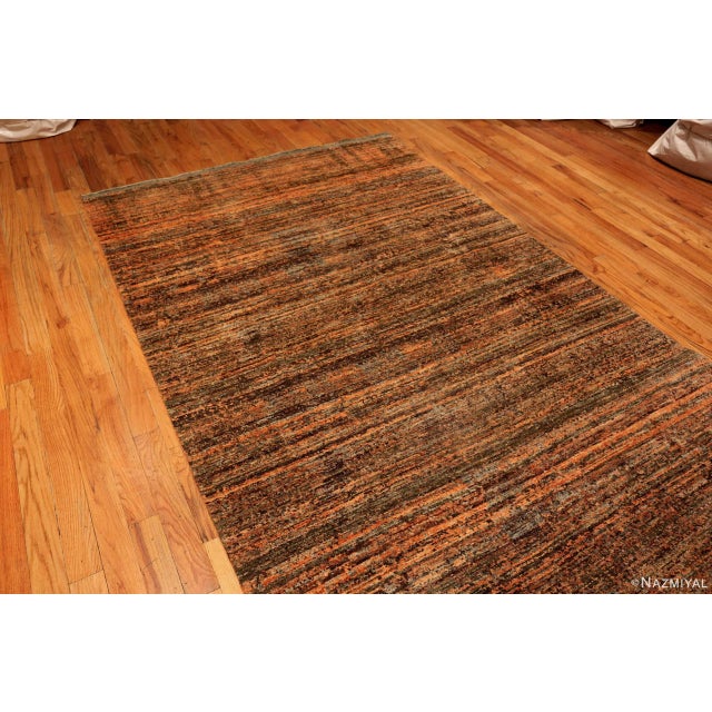 2020s Modern Abstract Transitional Wabi Sabi Rug For Sale - Image 5 of 7