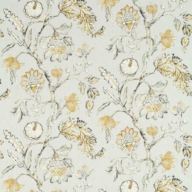 Zoffany Copes Trail Fabric in Quartz Grey - a Sample For Sale