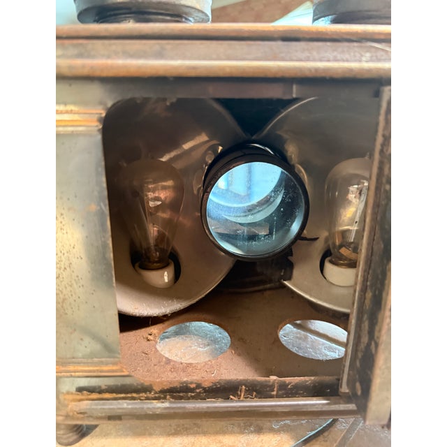 American Rare 1910s Antique h.c. White Co. “Radioptican” Magic Lantern Projector For Sale - Image 3 of 5