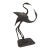 Bronze Crane Heron Egret Lovers Couple Statue Sculpture 15" For Sale