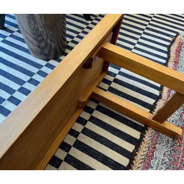 1970s Minimalist Swedish Bench For Sale - Image 10 of 11