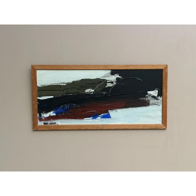 Hans Osswald, Hurricane, 1960s, Oil on Panel, Framed For Sale - Image 5 of 17